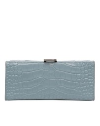 Pre-Loved by Azura Reborn - Pre-Loved Small Croc Embossed Hourglass Top Handle Bag