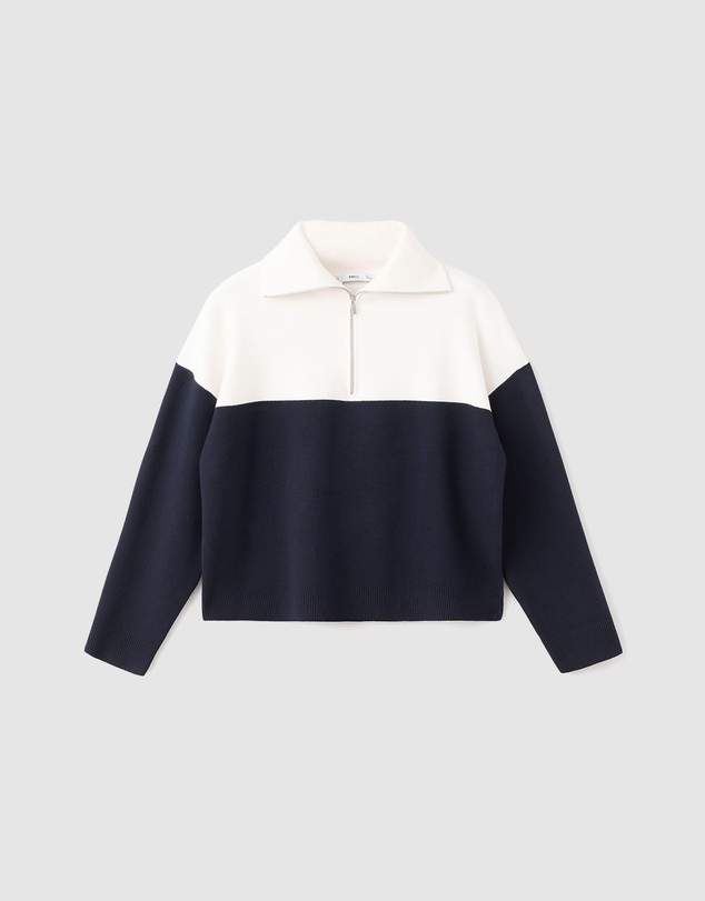 M.N.G - High Neck Sweater With Zip