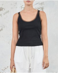 FRIEND of AUDREY - The Cotton Mesh Tank