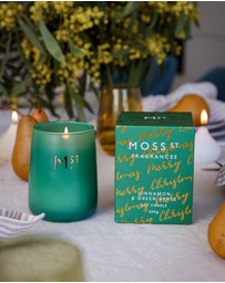 Moss St Fragrances - Cinnamon & Green Apple Large Soy Candle - 320g