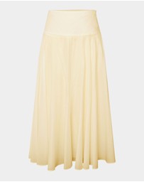 Forcast - Deb Cotton Midi Full Skirt