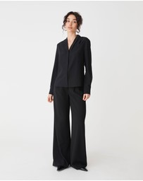 Forcast - Claudia Pleat Neck Blouse