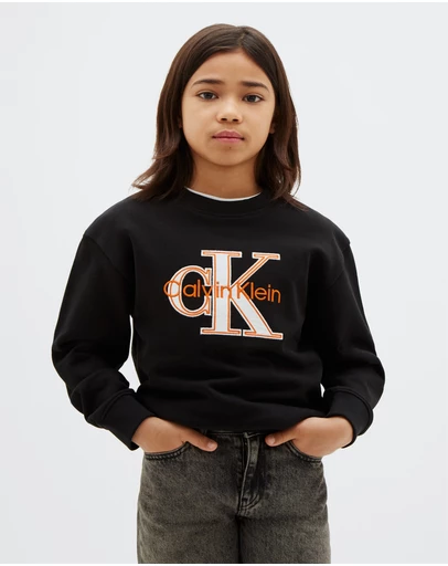 Calvin Klein Jeans - Boys Monologo Terry Sweatshirt