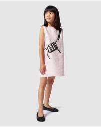 Marc Jacobs - Crosbody Bag Print Sleeveless Dress - Kids-Teens
