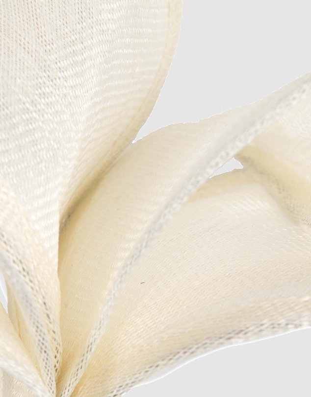 Max Alexander - Large Cream Sinamay Racing Fascinator