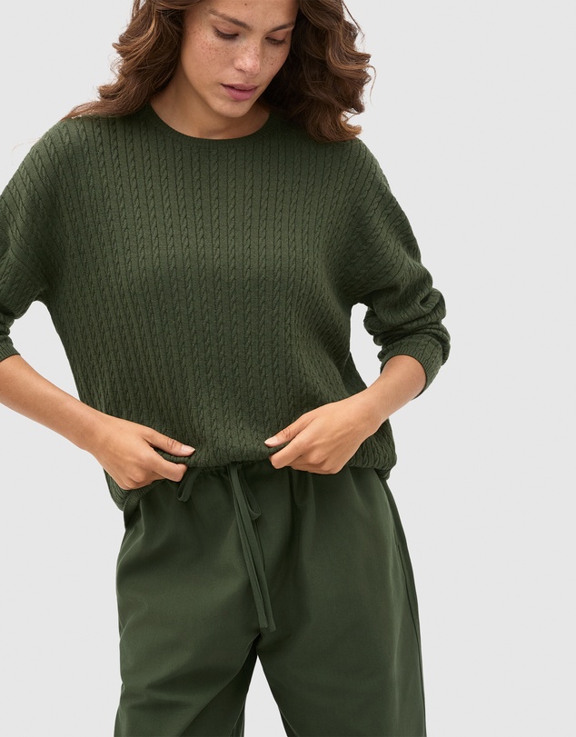 Seed Heritage - Australian Merino Mini Cable Knit