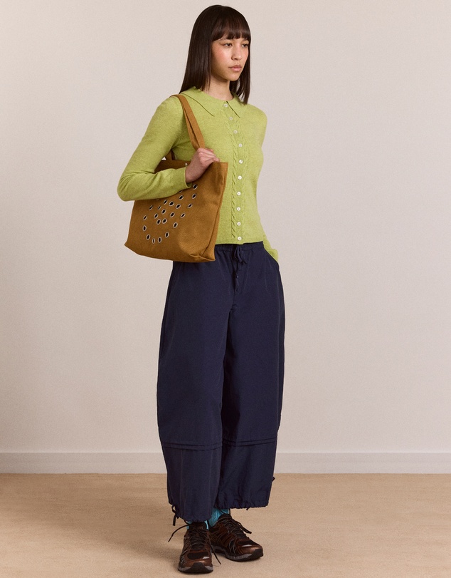 Damson Madder - Raine Swirly Eyelet Tote Bag
