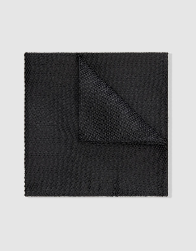 Politix - Silk Textured Two-tone Pocket Square
