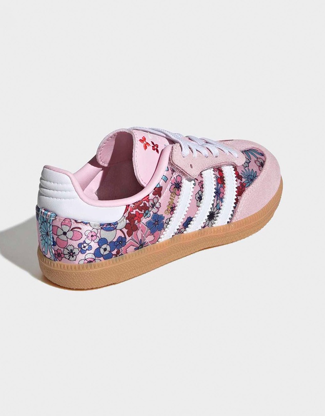 adidas Originals - Adidas Liberty London Samba OG Comfort Closure Elastic Lace Shoes - Kids