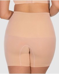 B Free Intimate Apparel - Targeted Tummy Control Stay-Up Shorts Silicone Band