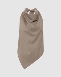 St. Agni - Wool Cowl Backless Top