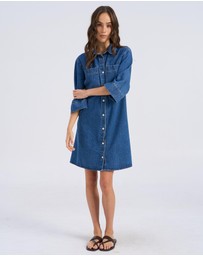 Vero Moda - Tolke Denim Shirt Dress