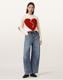 AllSaints - Luvheart Wool-Alpaca Blend Crew