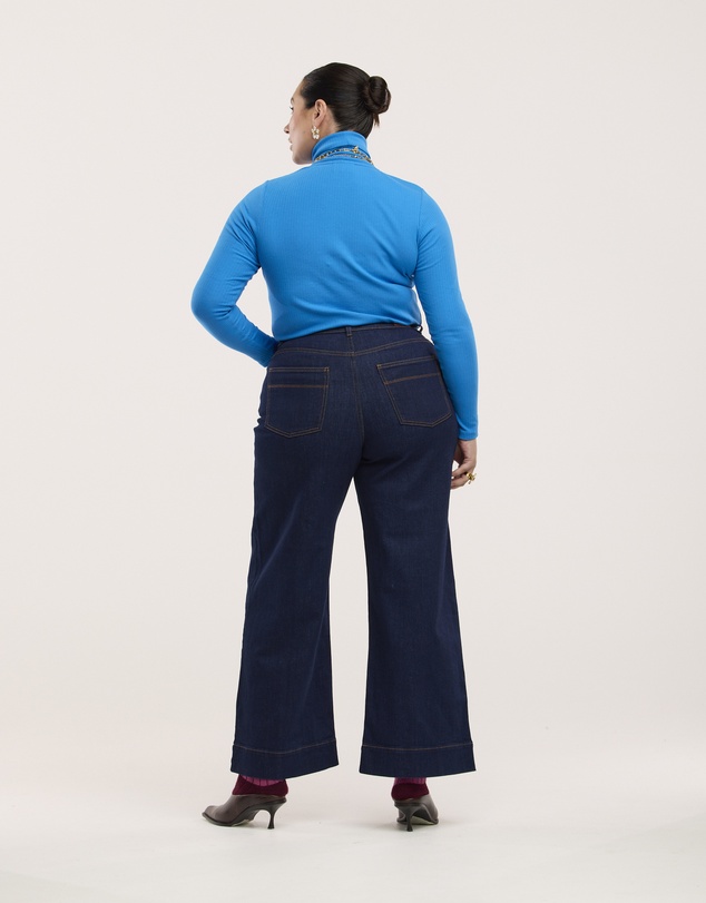 Obus - Traveller Rib Roll Neck Top
