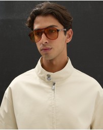 AERE - Organic Cotton Funnel Neck Jacket