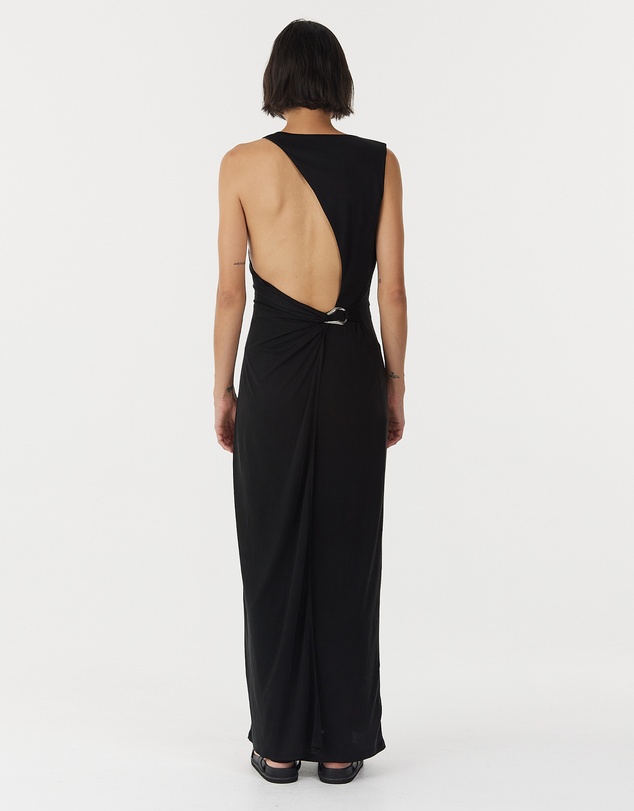 Third Form - Stirling Twist Asymmetric Maxi Dress