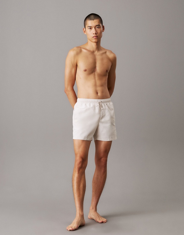 Calvin Klein - Logo Embroidery Medium Drawstring Swim Shorts