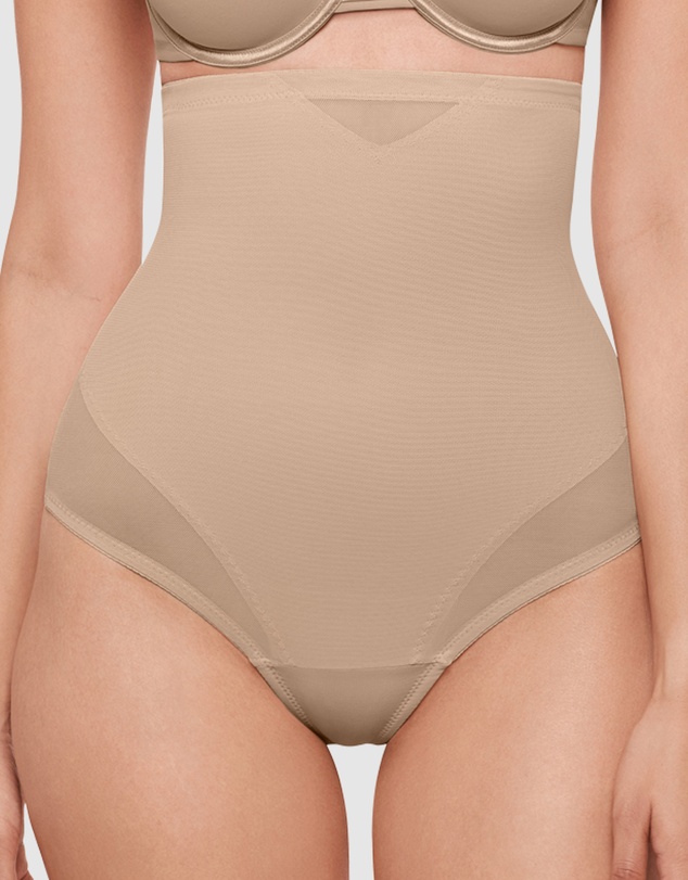 Miraclesuit Shapewear - Sexy Sheer Shaping High Waist Thong