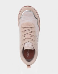 Vionic - Presley Lace-Up Sneaker - Cameo Rose