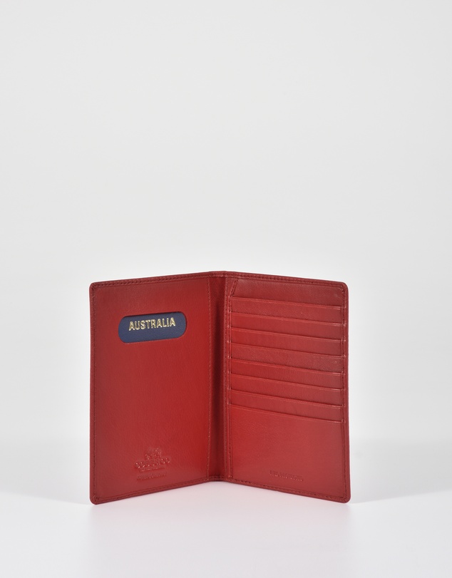 Cobb & Co - Davey Leather RFID Passport Card Holder