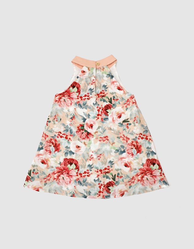 WITH LOVE FOR KIDS - Cotton Muslin A-Line Dress - Babies - Kids