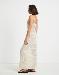 Subtitled - Calypso Crochet Midi Dress