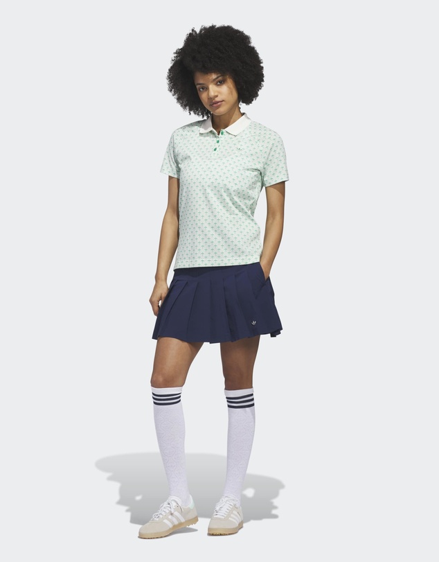 adidas Originals - Originals All Over Trefoil Polo Shirt Womens