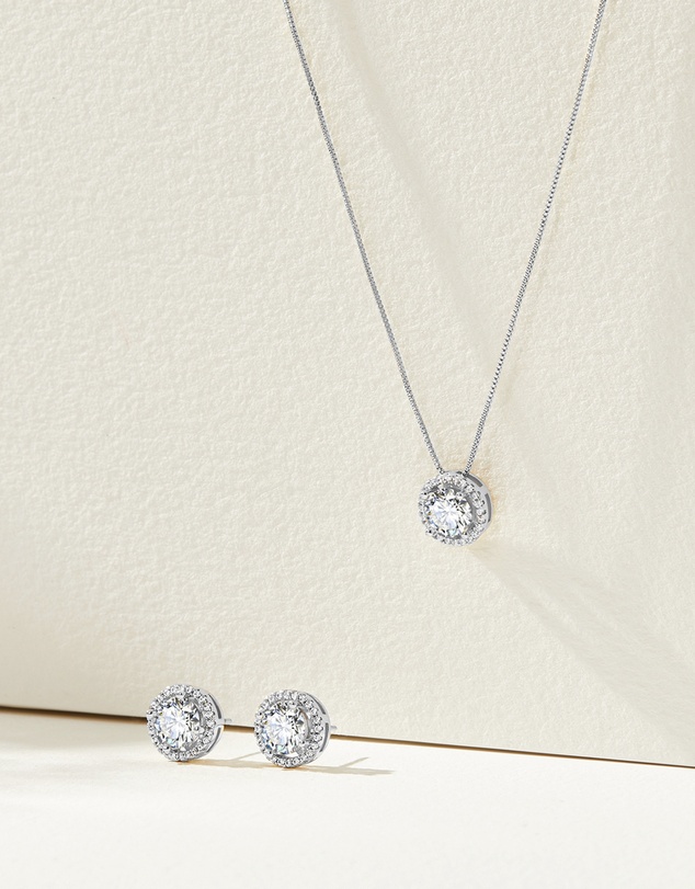 Mestige - Harlow Round Set - Silver Plated