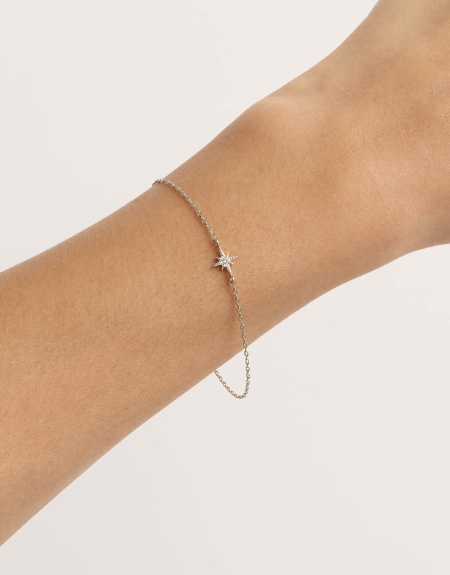 By Charlotte - Silver Starlight Bracelet