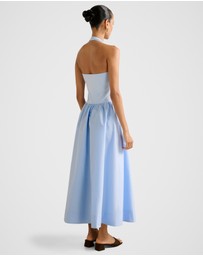 Forever New Petite - Margot Petite 2 in 1 Halter Neck Midi Dress