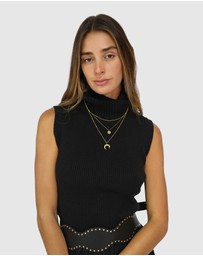 Belle & Bloom - Equation Sleeveless Turtleneck Knit