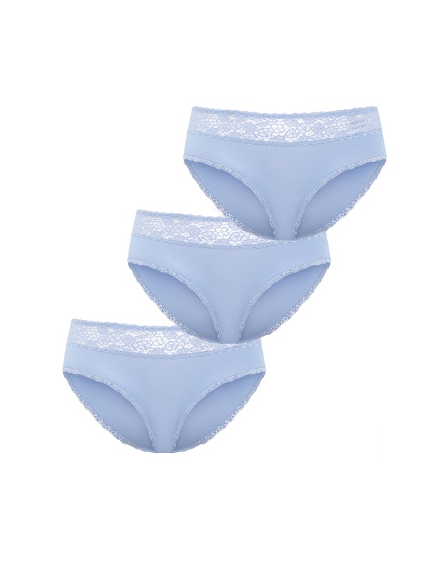 City Chic - Iris 3 Pack Cotton Cheeky Panty