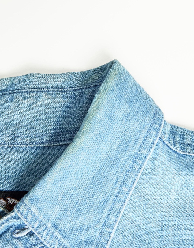 Vintage by The Real Deal - Pre Loved - Vintage Harley Davidson Denim Button Up Shirt