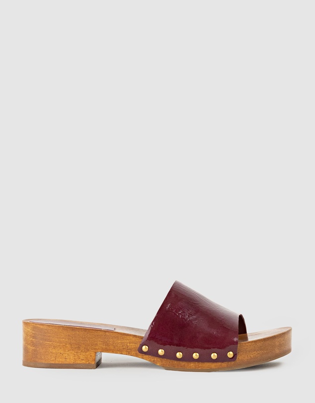Edward Meller - KAIA Slide on Wooden Clog