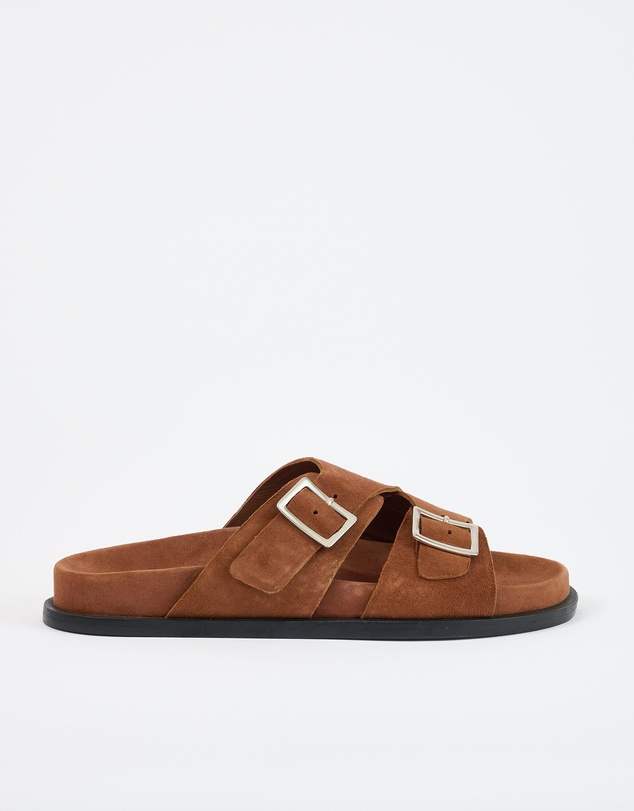 Sol Sana - Sato Footbed Cocoa Suede