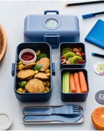 Monbento - Monbento Mb Tresor Kids Bento Box - Blue Infinity