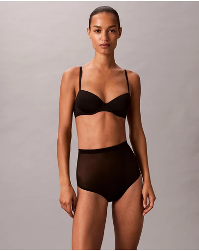 Calvin Klein - Minimalist Mesh High Waist Thongs