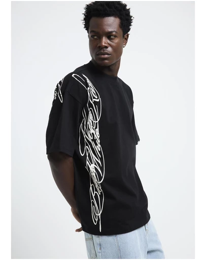Black Noise White Rain - Ascend T-Shirt