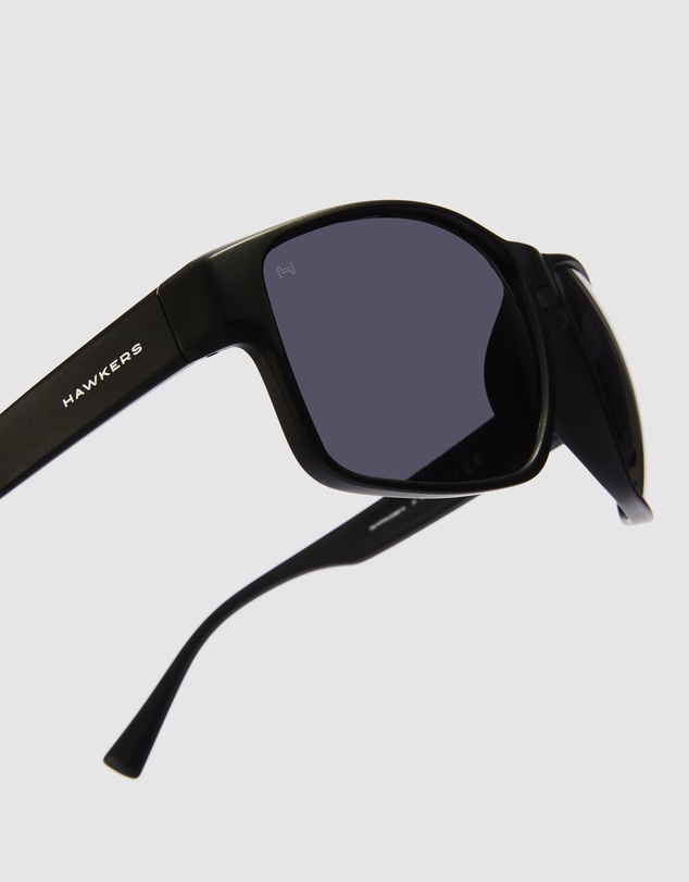 Hawkers Co - Black Black Dark Faster Raw Sunglasses for Men and Women UV400