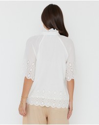 ALEXANDRA - Jolta Blouse White