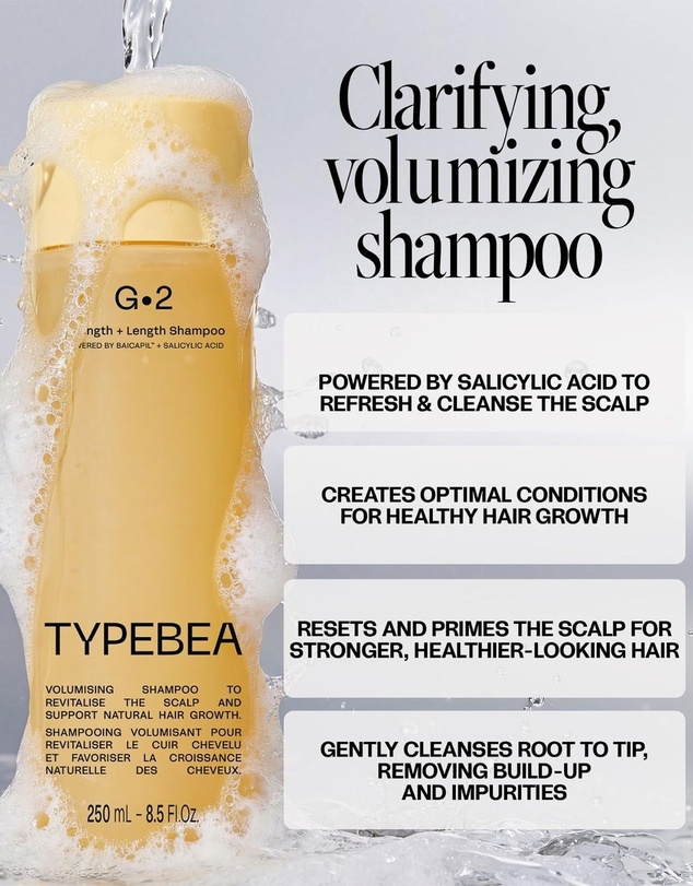 TYPEBEA - G2 Strength & Length Shampoo