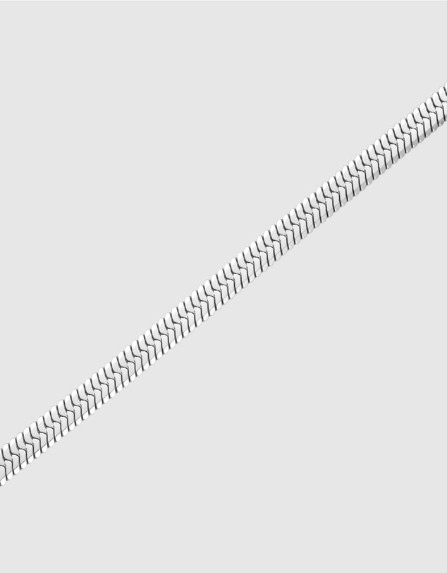 Rosefield - Large Snake Silver-Tone Bracelet