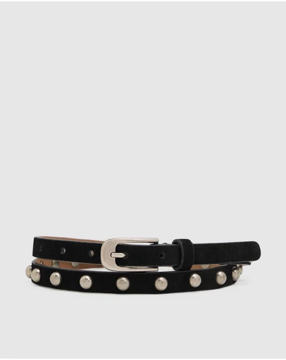 Oxford - Gloria Skinny Stud Belt