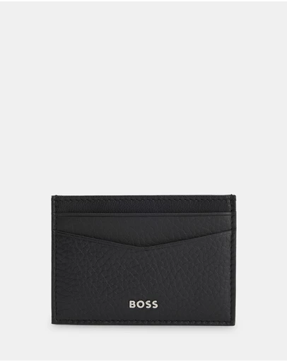 BOSS - Crosstown Grained Leather Card Holder