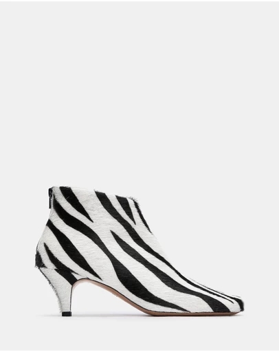 ARKET - Zebra-Print Ankle Boots