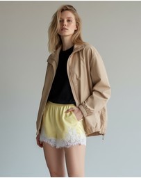 High Heel Jungle - Lyra Lace Trim Shorts