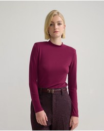 Oxford - Allison Long Sleeve Knit Top