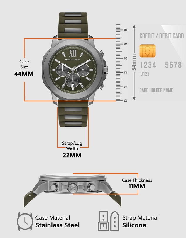 Michael Kors - Prescott Green Chronograph Watch