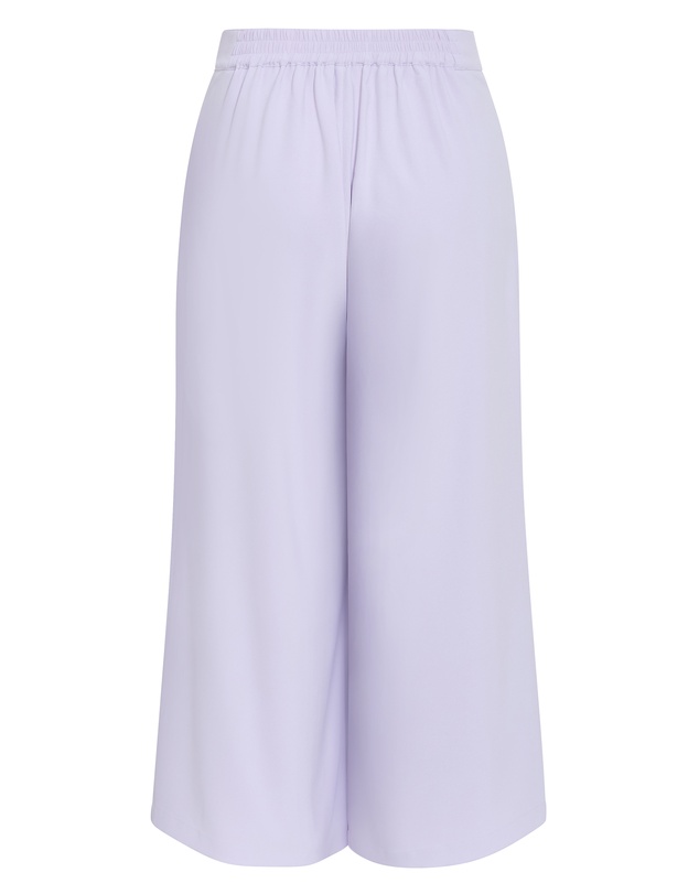 City Chic - Plus size Abbie Fully Lined Wide Leg Pant - lilac