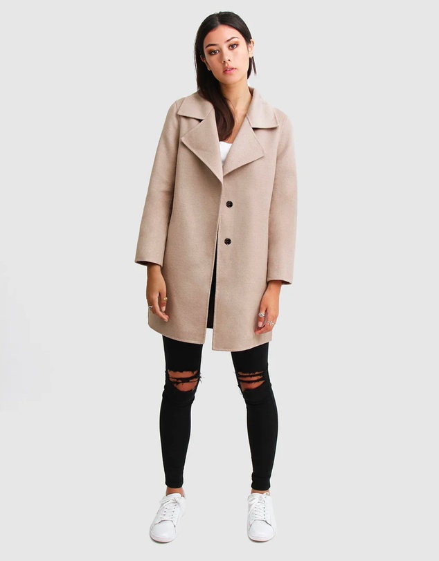 Belle & Bloom - Ex-Boyfriend Wool Blend Coat